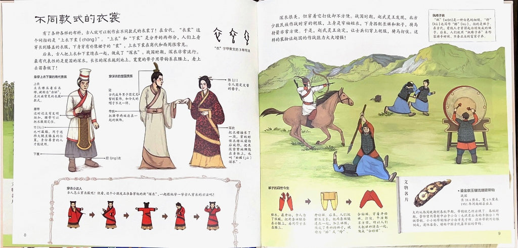 National Museum-Clothing 国家博物馆儿童历史绘本《服饰：打开祖先的衣橱》