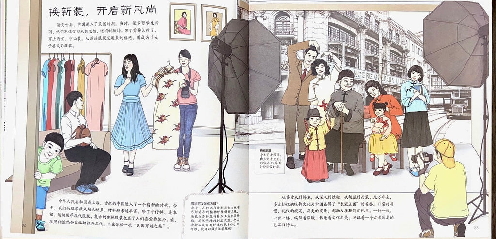 National Museum-Clothing 国家博物馆儿童历史绘本《服饰：打开祖先的衣橱》