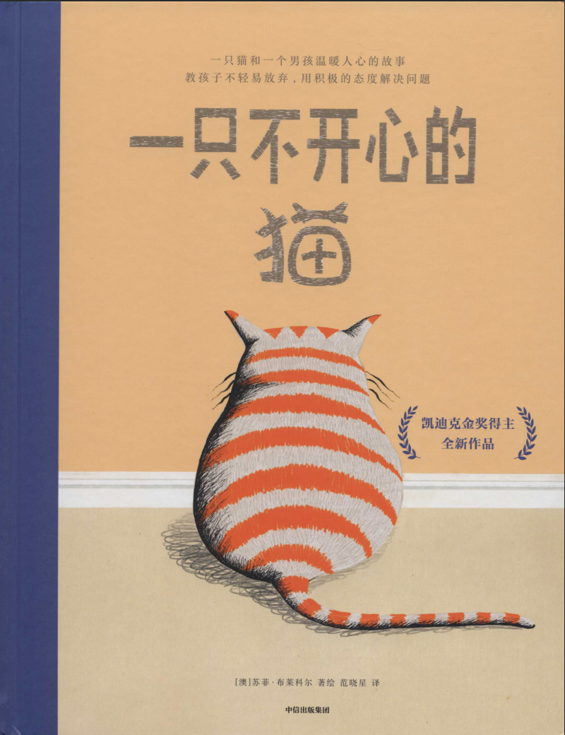 一只不开心的猫