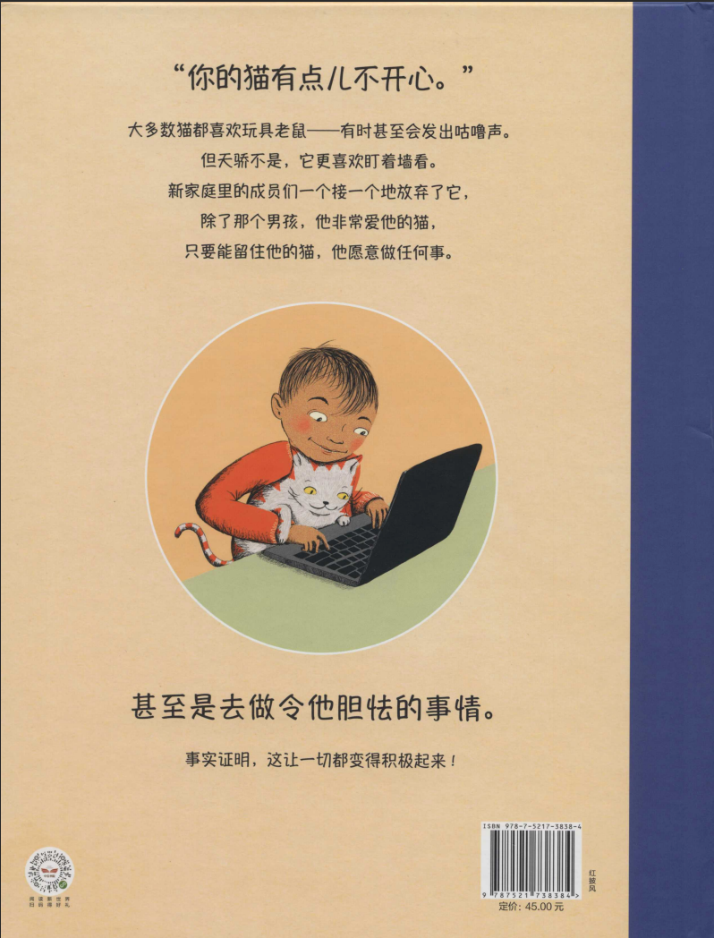 一只不开心的猫